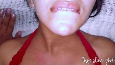 At night, I delight in silencing her, my petite whore, my Latina lady on coonylatina.com